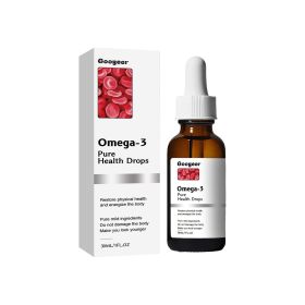 Googeer Omega-3 Pure th Drops, Physical Discomfort Balance Blood Lipid Sugar Shu th Care Drops